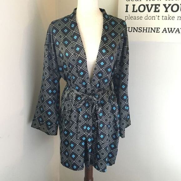 Vintage Victoria's Secret Geometric‎ Robe - Picture 1 of 6